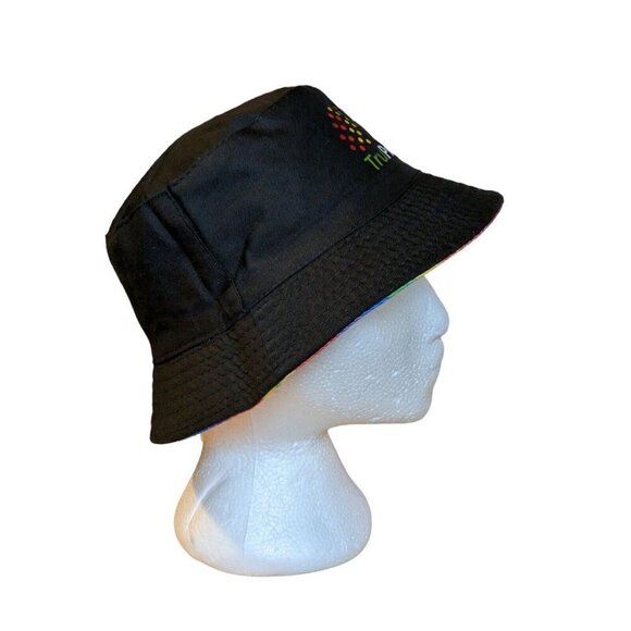 TruPride Reversible Bucket Hat Cap Rainbow Pride Unisex One Size Color Cotton - Picture 8 of 10
